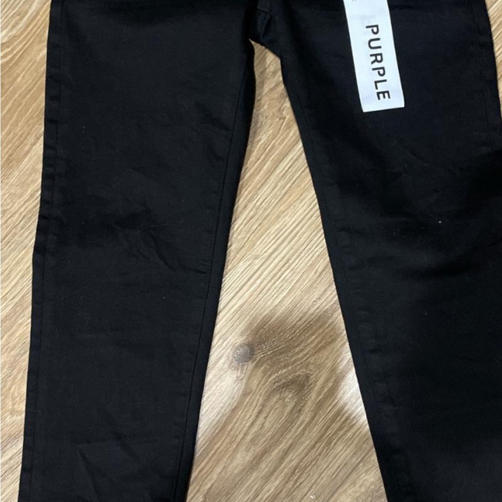 Purple Men's Skinny Jeans - Black